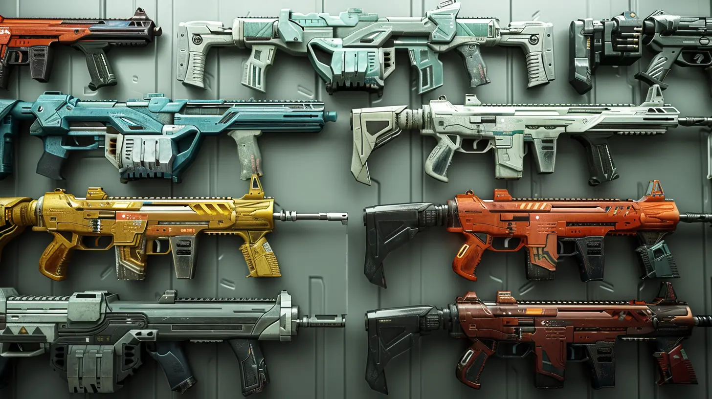 Weapon Variety and Selection in Sci-Fi FPS Games