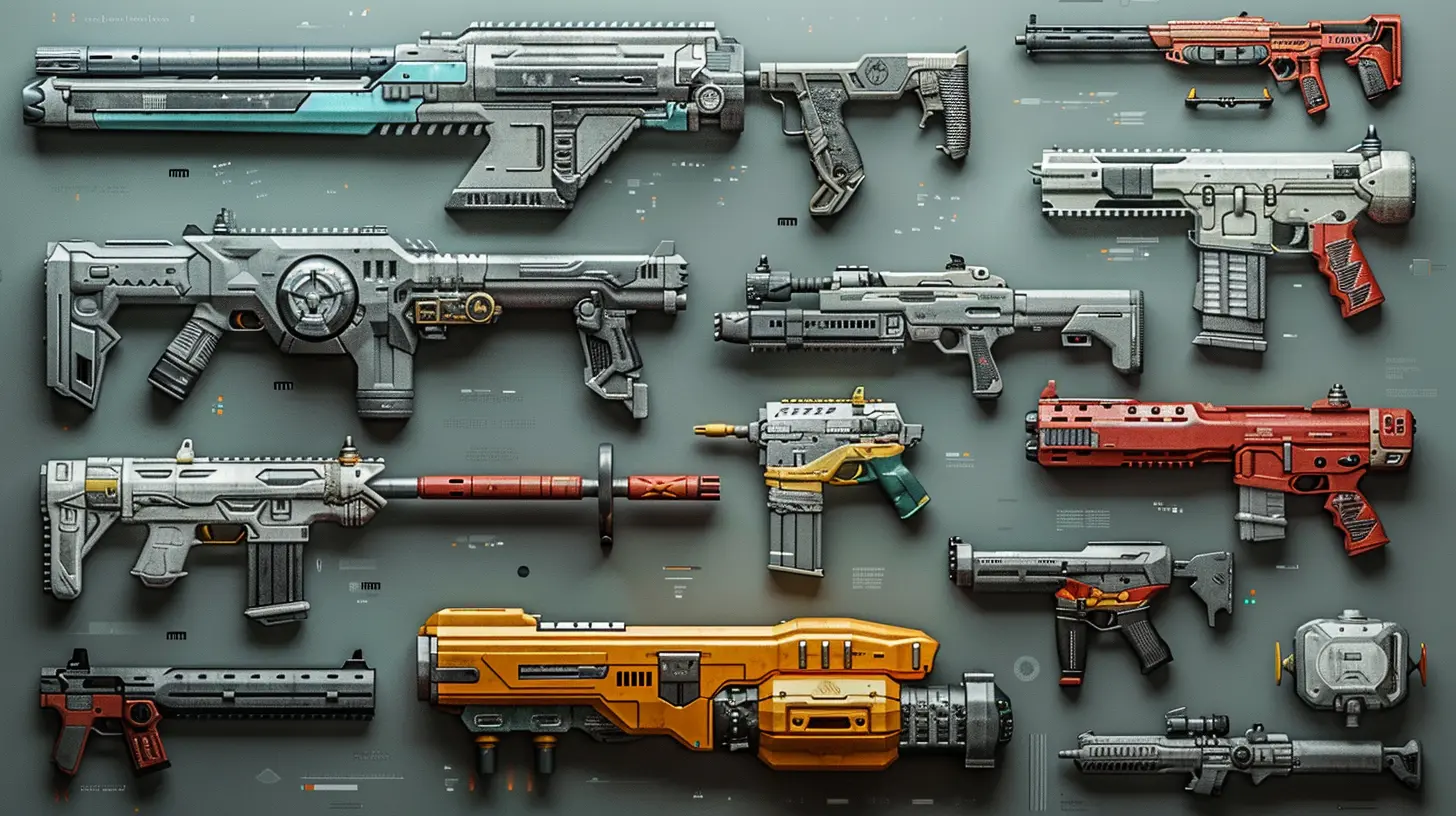 Weapon Variety and Selection in Sci-Fi FPS Games
