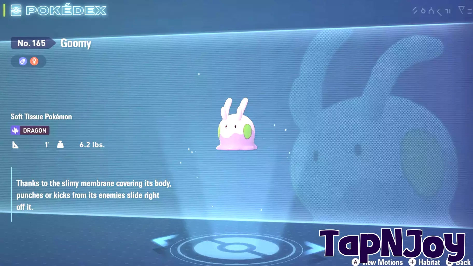 Discovering Goomy in Pokemon Legends Z-A