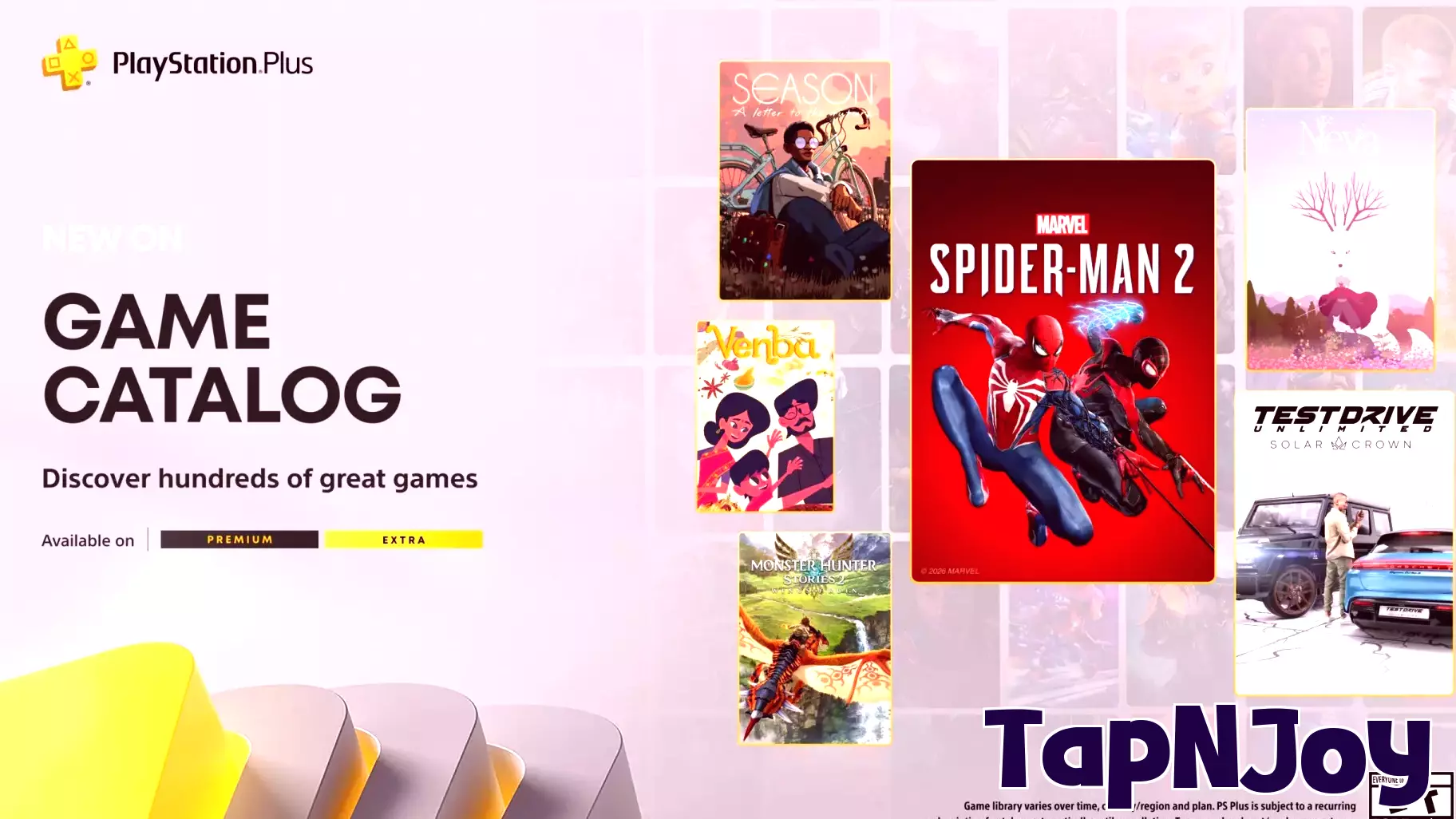 PlayStation Plus Game Catalog for February: Marvel’s Spider-Man 2, Test Drive Unlimited Solar Crown, Neva, Season: A Letter to the Future and more