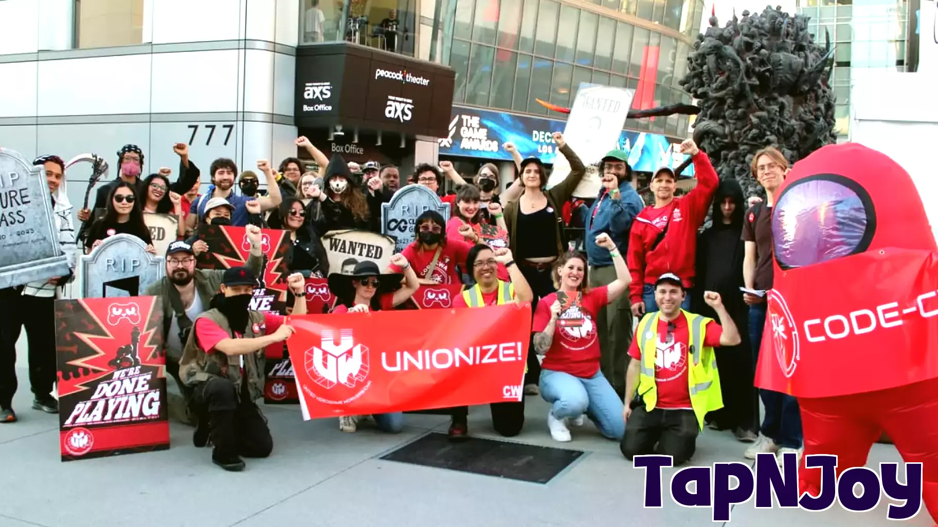 Protesters Demand Accountability at Game Awards