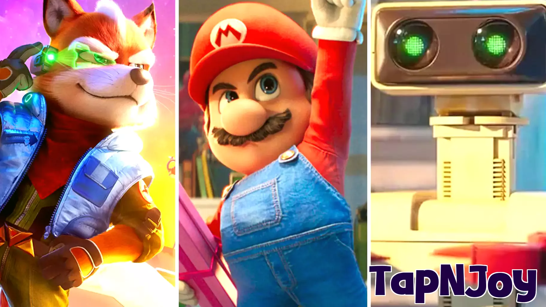 Super Mario Galaxy Credits Scene: Daisy, Fox, All Smash Bros Characters